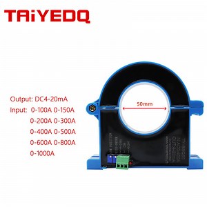 [Hot Item] 50mm Open Loop 24VDC Current Transducer Hall Current Sensor Transmitter 4-20mA