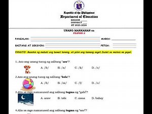 Grade 2 FIRST PERIODICAL TEST SY 2025-2026| #Grade2PeriodicalTest DepEdPeriodicalTest