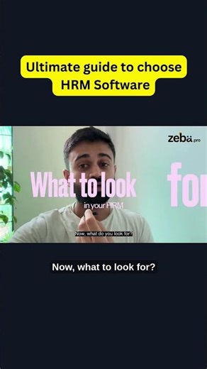 What to know before you buy an HRM software?
