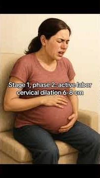 Understand the stages and phases of labor #labor #birth #pregnancy #vbac #usatrending