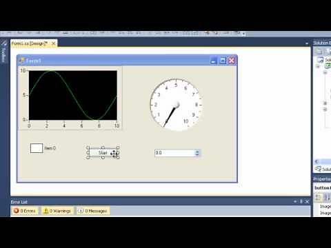 Creating a Measurement Studio Application with Windows Forms Contrrol and Analysis