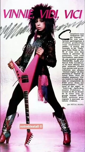 🎉 Rockstar Birthday Today 🎂🎸Vinnie Vincent! 🔥⚔️I Love It Loud – KISS (1982) 🕛🐞 #NotrebleAtAll