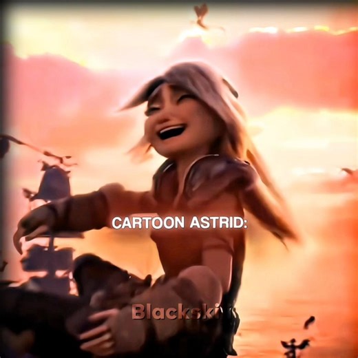 Astrid: Live-Action vs Cartoon 🪓🔥 | #httyd #astrid #prime #edit