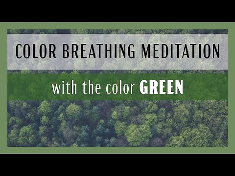 Color Breathing Guided Meditation | With the Color Green