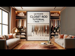 How to setup Closet Rods - Mozaik Software Tutorials