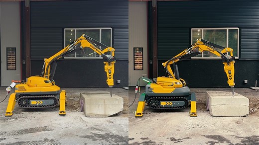 Ever wondered how the new Brokk 130 stacks up against the Brokk 110? We’ve put them head-to-head; both are equipped with their ideal matches, the BHB 175 and BHB 155, and the results speak for themselves! 💪 More power. More punch. More productivity. Watch the comparison video and see why the Brokk 130 is setting a whole new standard. #Brokk130Plus #BHB175 #BrokkSmartPowerPlus #constructionequipment #BrokkinConstruction | Brokk
