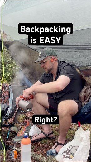 Backpacking is EASY #hiking #outdoors #advice #adventure #outdoorgear