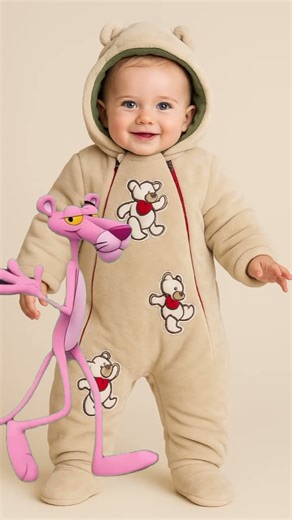 Warm Baby Snowsuit – Cotton Lined & Fiber Filled for New Zealand Winter