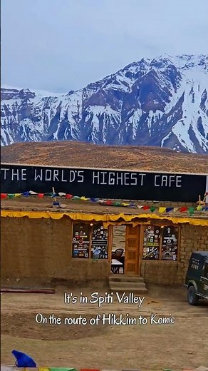 World's Highest Cafe at 15049 ft 😱 Would You Visit It? #Shorts