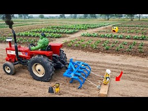 Top most creative diy tractor plough machine science project | tractor video