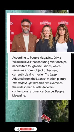 Olivia Wilde Shares the Real Key to Long-Term Relationships and Her New Film 'The Invite'