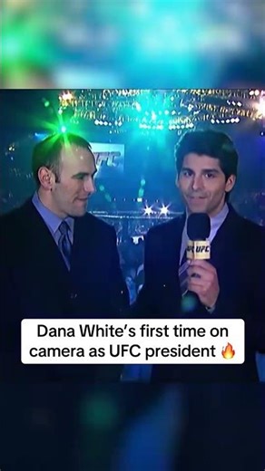 Dana White’s first TV appearance in 2001 🤯 (via @UFC/TT)