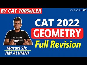 CAT 2026 Geometry Complete Revision 🔴 By Maruti Sir (5-Time CAT 100%iler)