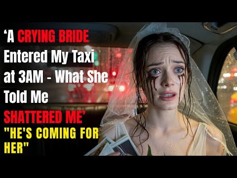 A CRYING BRIDE Entered My Taxi at 3AM – What She Told Me SHATTERED ME