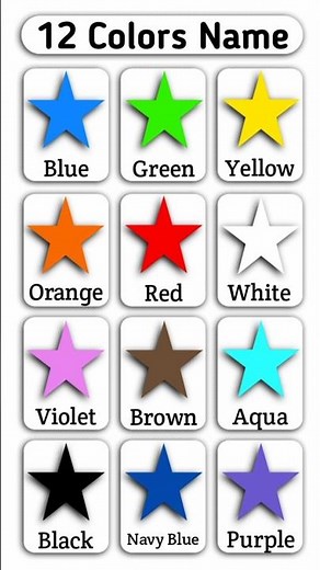Rainbow of Fun: 12 Color Names for Kids to Learn and Play