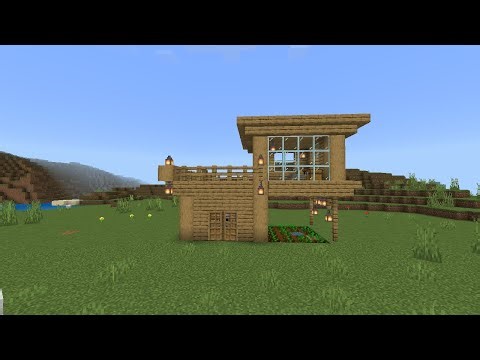 A Minecraft starter house for survival series #minecraft #nobatidao 