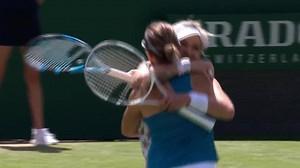 Bethanie Mattek-Sands and Kirsten Flipkens are into the Nature Valley International doubles final! They seal the victory over Halep and Olaru 6-7(4), 6-2, 10-8! | WTA