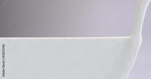 facial cream texture, abstract concept background of cosmetic liquid, white cream, serum, milk, fills the surface, screen, liquid wave highlighted on white and green mockup background, cream splash