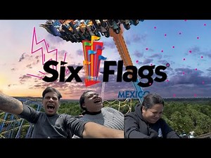 SIXFLAGS MEXICO 2025 | Fui a el parque de diversiones más extremo de México 🎢🎠