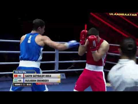 Азия чемпионаты-2026 / 80 кг / Сағын Сатыбалды уулы(Қырғызстан)-Фазлиддин Еркінбоев(Өзбекстан) 0:5