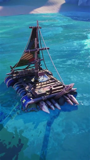 Stylized Raft in Substance Painter and Unreal Engine 5 ⛵ #3d #stylized #ue5