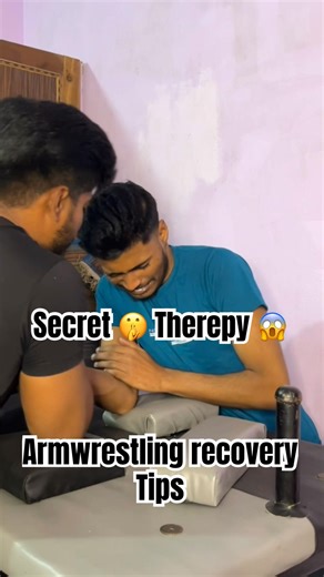 Secret 🤫 therepy for armwrestlers 😱 #shotsfeed #armsport #armwrestling #motivation #recovery #fyp