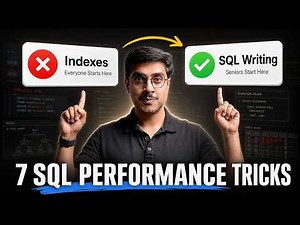 Advanced SQL Query Optimization | 7 Performance Tricks Every Developer Needs
