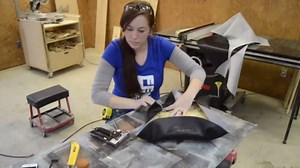 Builder Designs Rolling Shop Stool With Hidden Tricks