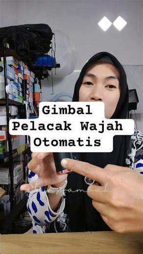 Automatic face tracking gimbal.