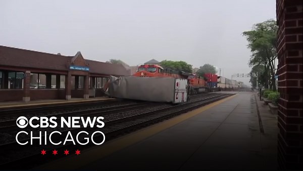Metra BNSF trains not operating in west suburbs after freight train hits semi in LaGrange