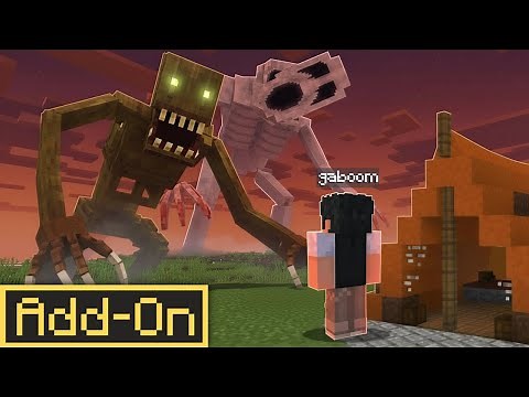 J’ai combiné les ADDONS les plus TERRIFIANTS du Marketplace en survie Minecraft Bedrock (Horreur)