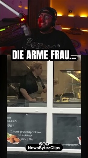 Die arme Frau... - Im Twitchstream von Giggand #giggand #essen #döner #reaktion #reactions #fpy #fy
