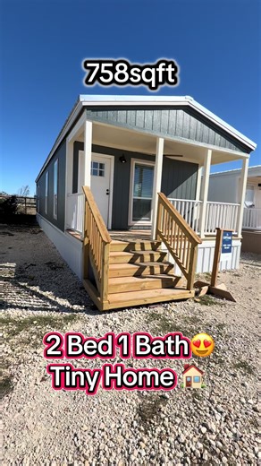 📞 425-922-6884 POV: Your dream tiny home just showed up on your FYP 😍 Only 758 sq ft but packed with EVERYTHING: ✨ 2 cozy bedrooms ✨ Huge open-concept living/kitchen ✨ Massive walk-in shower that feels like a luxury spa ✨ Big inviting porch for coffee & sunsets ✨ Ceiling fan sleek metal roof vibes Tiny house, massive cozy energy 🏡💕 I can deliver ANYWHERE in Texas, New Mexico, and Oklahoma! 🚚✨ Would you downsize to this? Drop a 🏠 if yes!! Text or call for details! 👆 #TinyHouse #TinyHomeTou