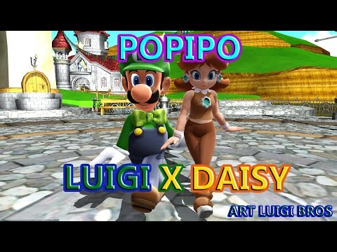 MMD - Popipo - Luigi x Daisy