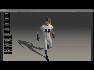 US Football Player Animations