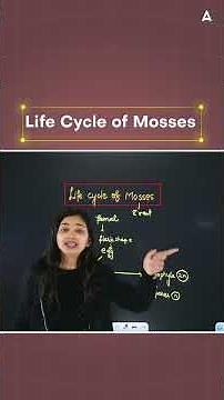 Mosses Life Cycle Trick | Primary vs Secondary Protonema #neet2026 #neetbiology