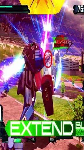 EXVS MBON RX-79BD-1 Blue Destiny Unit 1 VS PF-78-1 Perfect Gundam PS4 MOBILE SUIT GUNDAM EXTREME VS