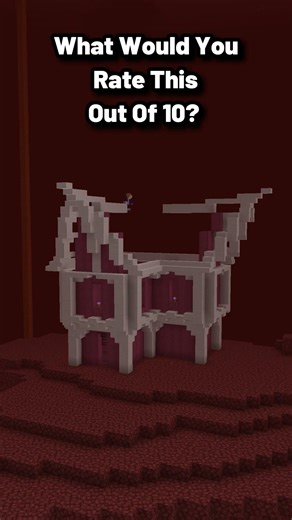 Minecraft's Perfect Nether House 🏡 #shorts #minecraft