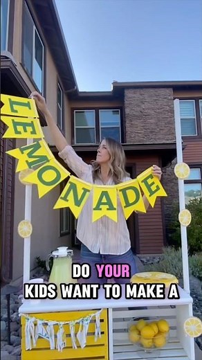 How to make an easy DIY Lemonade stand