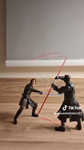 Anakin VS Darth Maul Stopmotion Rematch #stopmotion #starwars #anakinskywalker #darthmaul #battlefront2 #lightsaber #lightsaberbattles @Star Wars @Disney