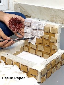 195K views · 725 reactions | Waterfall making with cardboard _ Tabletop showpiece  #diy #waterfall #showpiece #craft | Click For Craft | Facebook