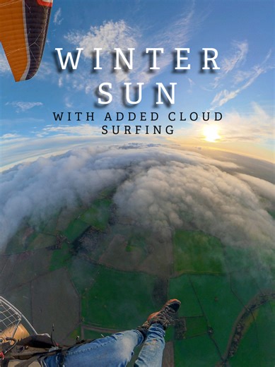 Cloud Surfing Adventure: Paragliding with DJI 360