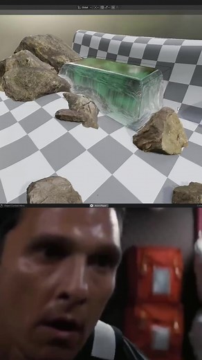 Real-Time Fluid Simulation Using Geometry Nodes