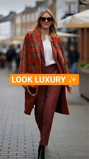 How to Style Plaid Coats Like a Pro! ✨#shorts #PlaidCoat #StreetStyle