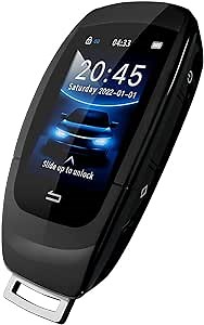 Fitcamx X-900 Smart Remote Control Car Key, Upgrade Keyless Entry Compatible with Push Start Engine, LCD Display Auto Lock & Unlock, All in One Key Fob Hardware Replacement, Optional Logo with Toolkit