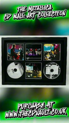 THE METALLICA CD WALL ART COLLECTION