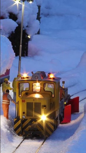 Winter #gartenbahn #gardenrailway