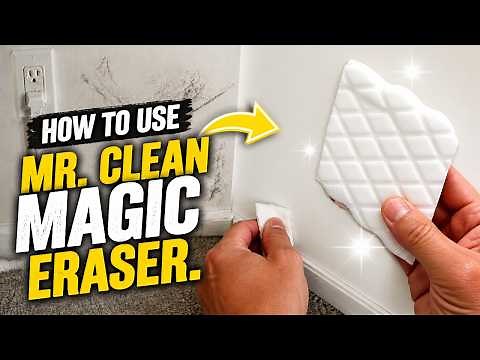 Mr. Clean Magic Eraser - How to Use