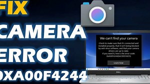 Исправление кода ошибки камеры 0xa00f4244 в Windows 10 Windows 11