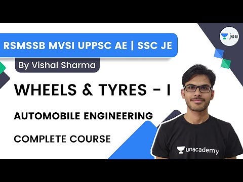 Wheels and Tyres - 1 | Automobile Engineering | Complete Course | RSMSSB MVSI | Vishal Sir